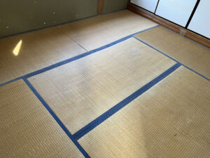生駒郡三郷町信貴ケ丘畳表替え工事前の写真
