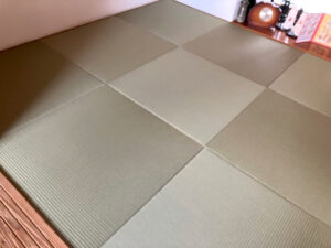 奈良市百楽園の縁なし畳工事の写真