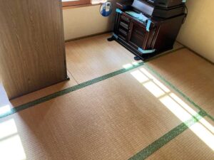 奈良市二名町畳表替え工事前の写真